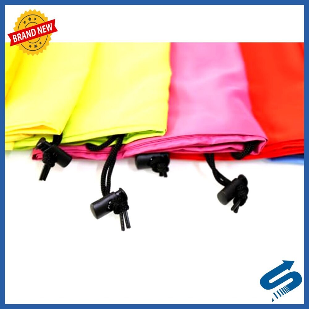 Extra Large Drawstring Laundry Bags 12 Pack Machine Washable Travel Storage - Picture 5 of 7